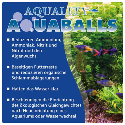 AQUALITY AQUABALLS - Mit über 12 Millionen (12.500.000) Mikroorganismen pro AQUABALL