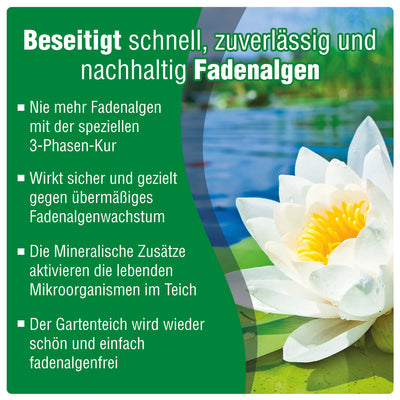 AQUALITY Gartenteich Fadenalgen-MINUS 3in1