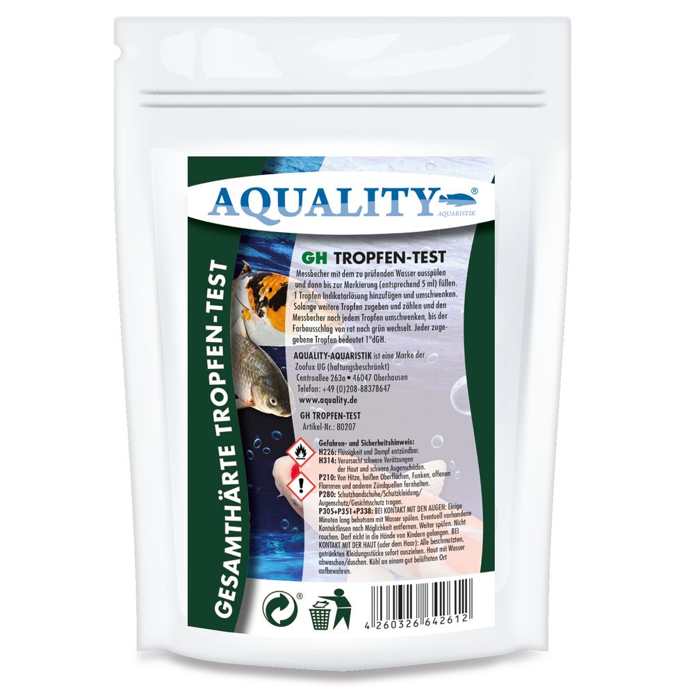 AQUALITY GARTENTEICH GH-Wassertest (Gesamthärte)