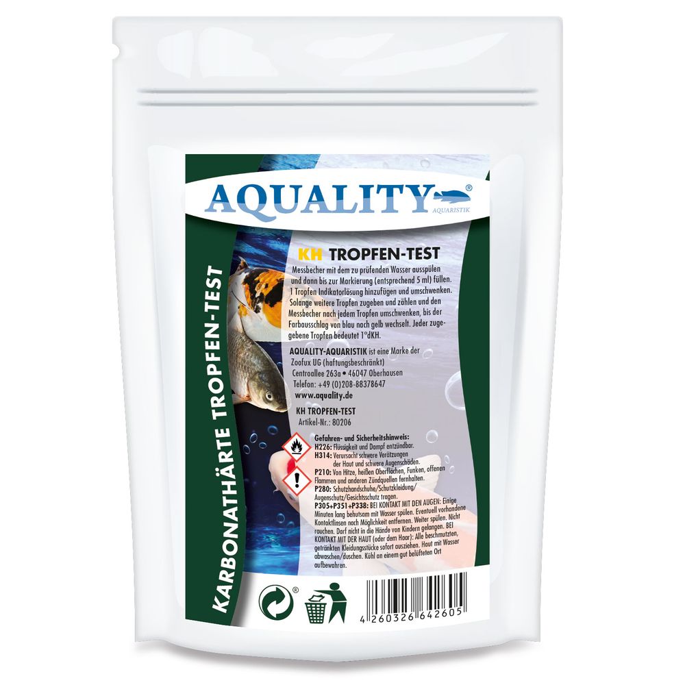 AQUALITY GARTENTEICH KH-Wassertest (Karbonathärte)