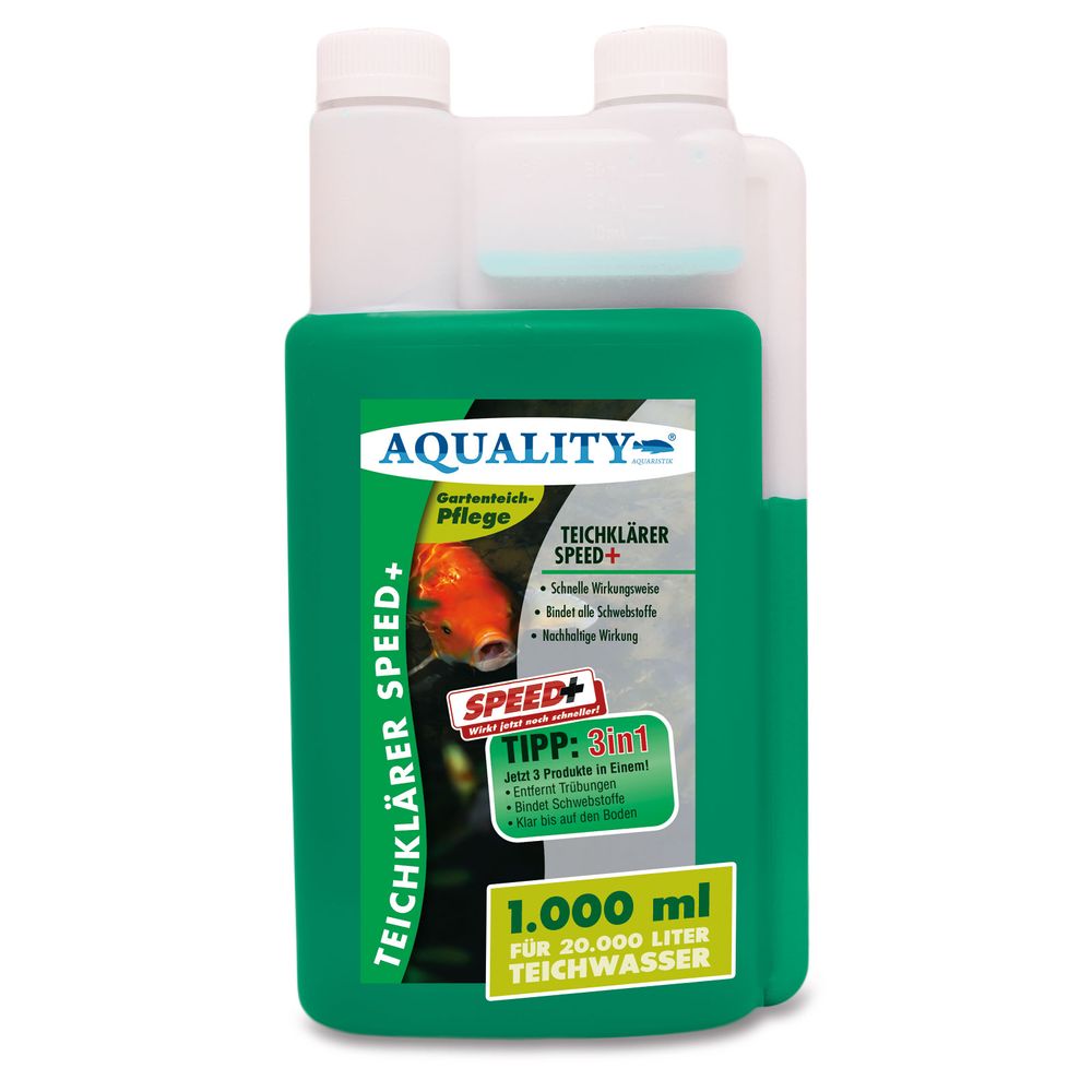AQUALITY TeichKlärer SPEED+ 3in1 für Ihren Gartenteich