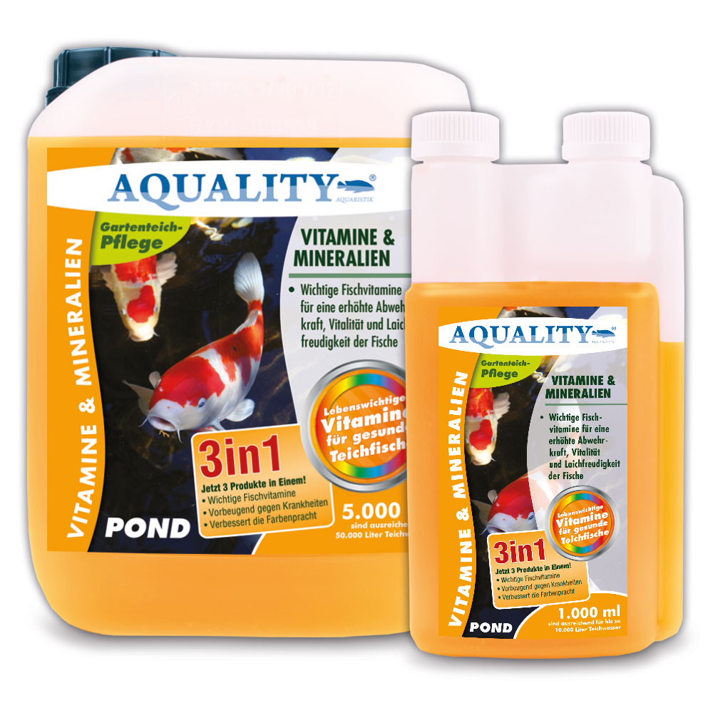 AQUALITY Vitamine & Mineralien POND für Ihren Gartenteich