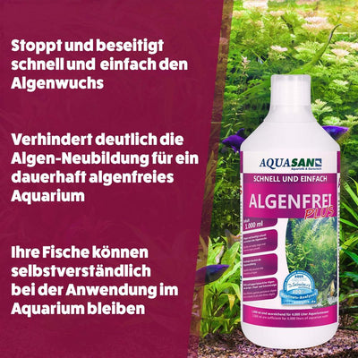 AQUASAN AQUARIUM Algenfrei PLUS