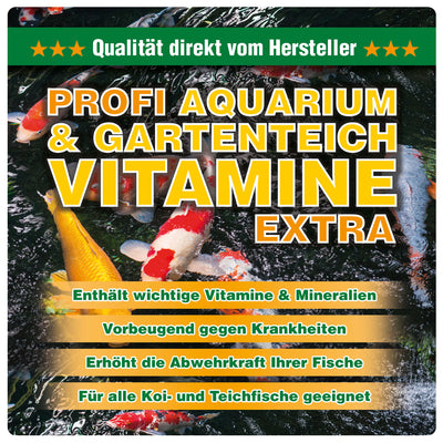 ZOOFUX Profi Gartenteich & Aquarium Vitamine EXTRA