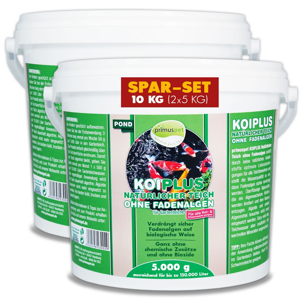primuspet KOIPLUS Natürlicher Teich ohne Fadenalgen