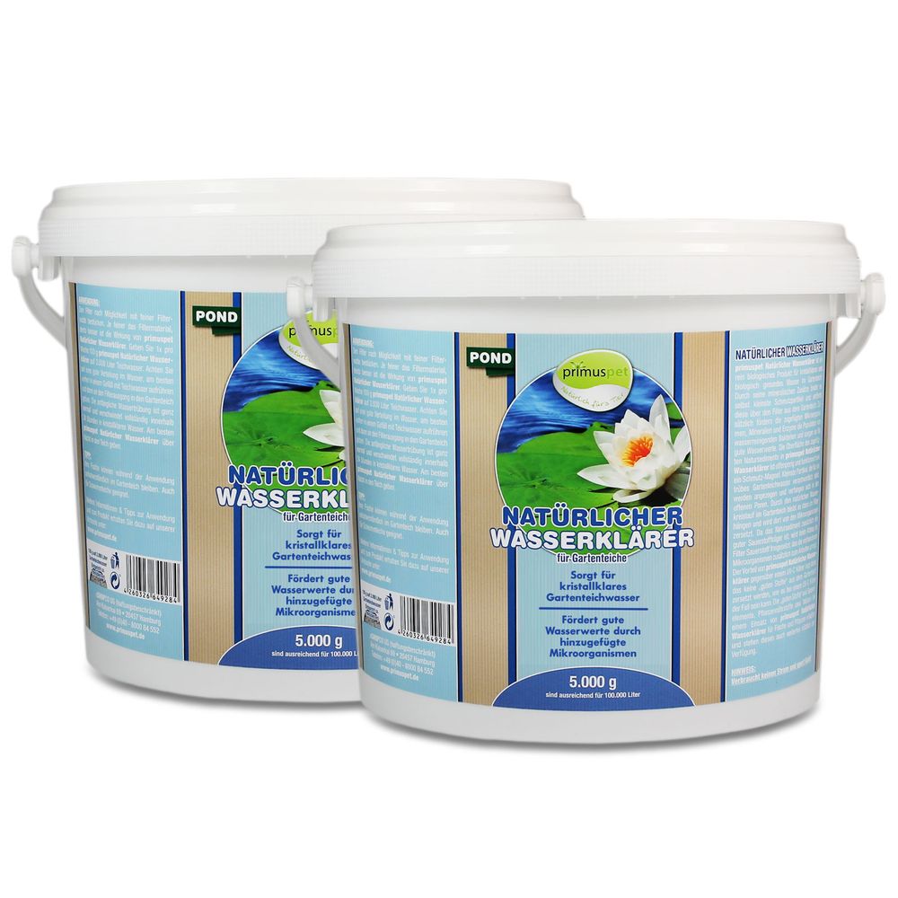 primuspet BioNature Natürlicher Wasserklärer Teichklar für Ihren Gartenteich
