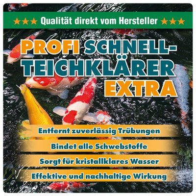 ZOOFUX Profi Schnell-Teichklärer EXTRA