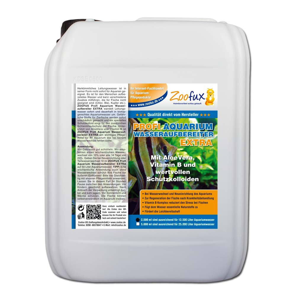 ZOOFUX Profi Aquarium Wasseraufbereiter EXTRA