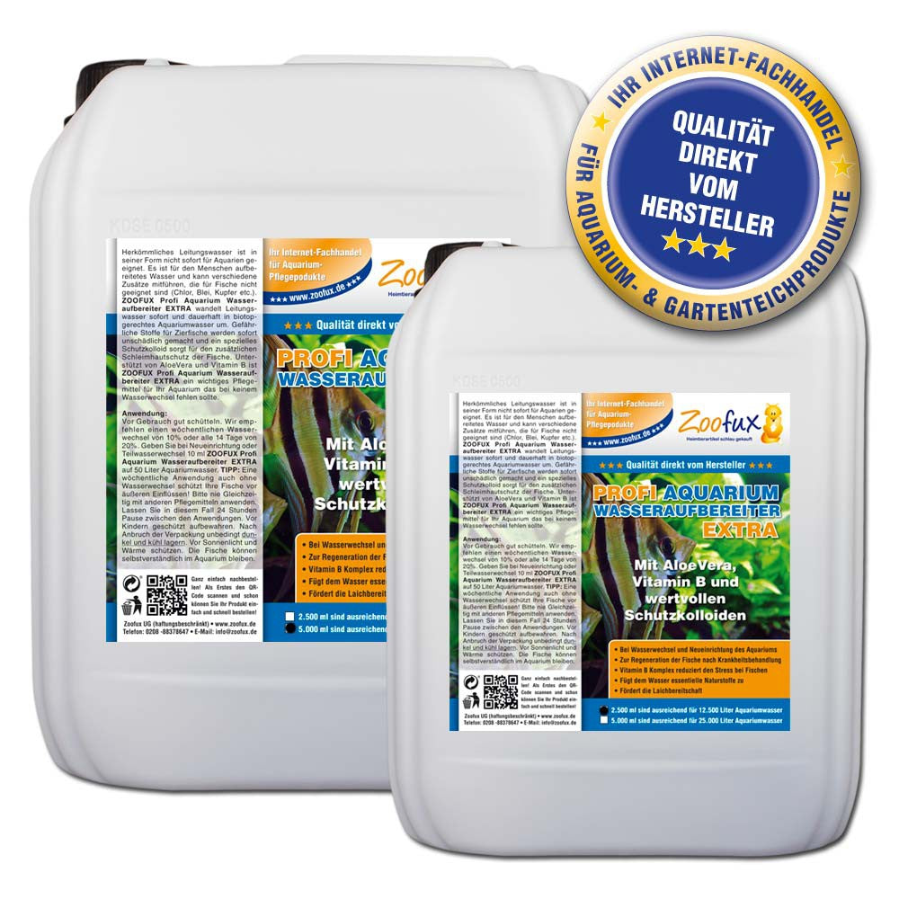ZOOFUX Profi Aquarium Wasseraufbereiter EXTRA