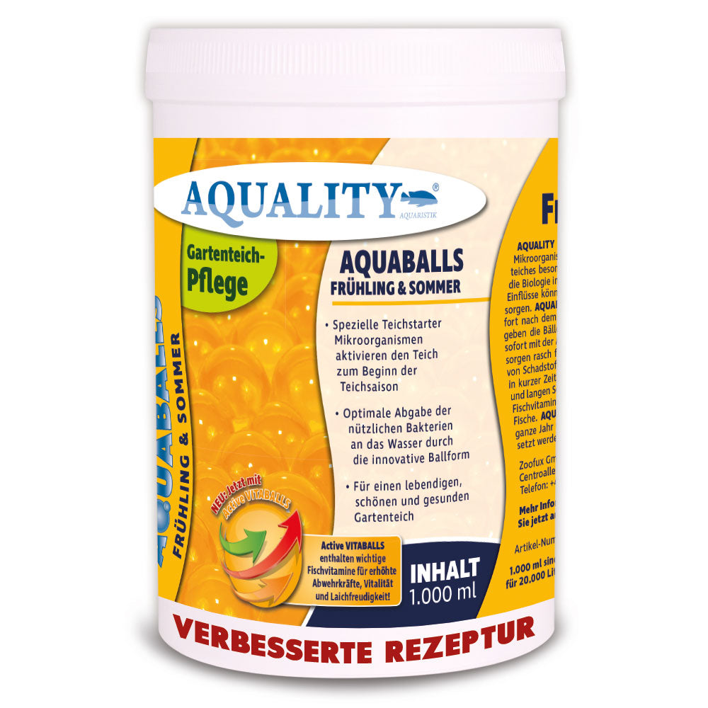 AQUALITY AQUABALLS Frühling & Sommer POND Mikroorganismen für den Gartenteich
