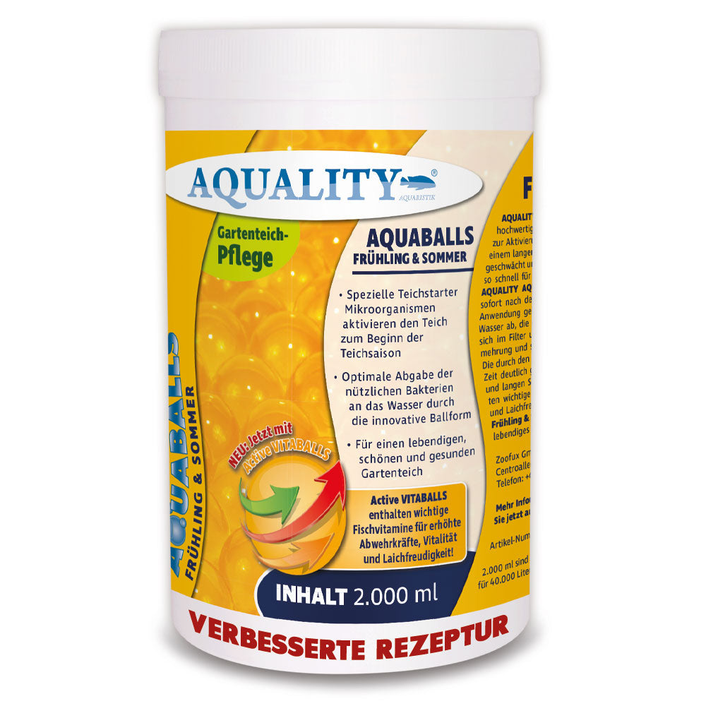 AQUALITY AQUABALLS Frühling & Sommer POND Mikroorganismen für den Gartenteich