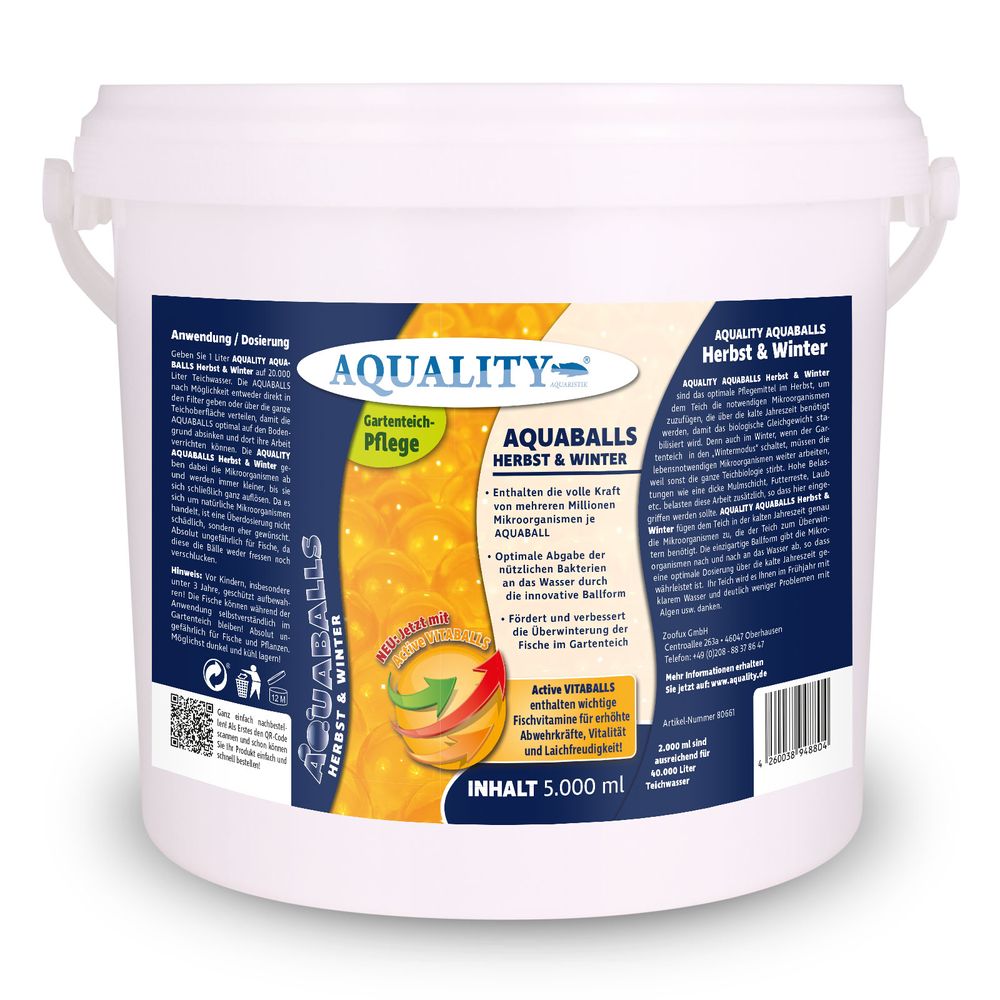 AQUALITY Gartenteich AQUALBALLS Herbst & Winter