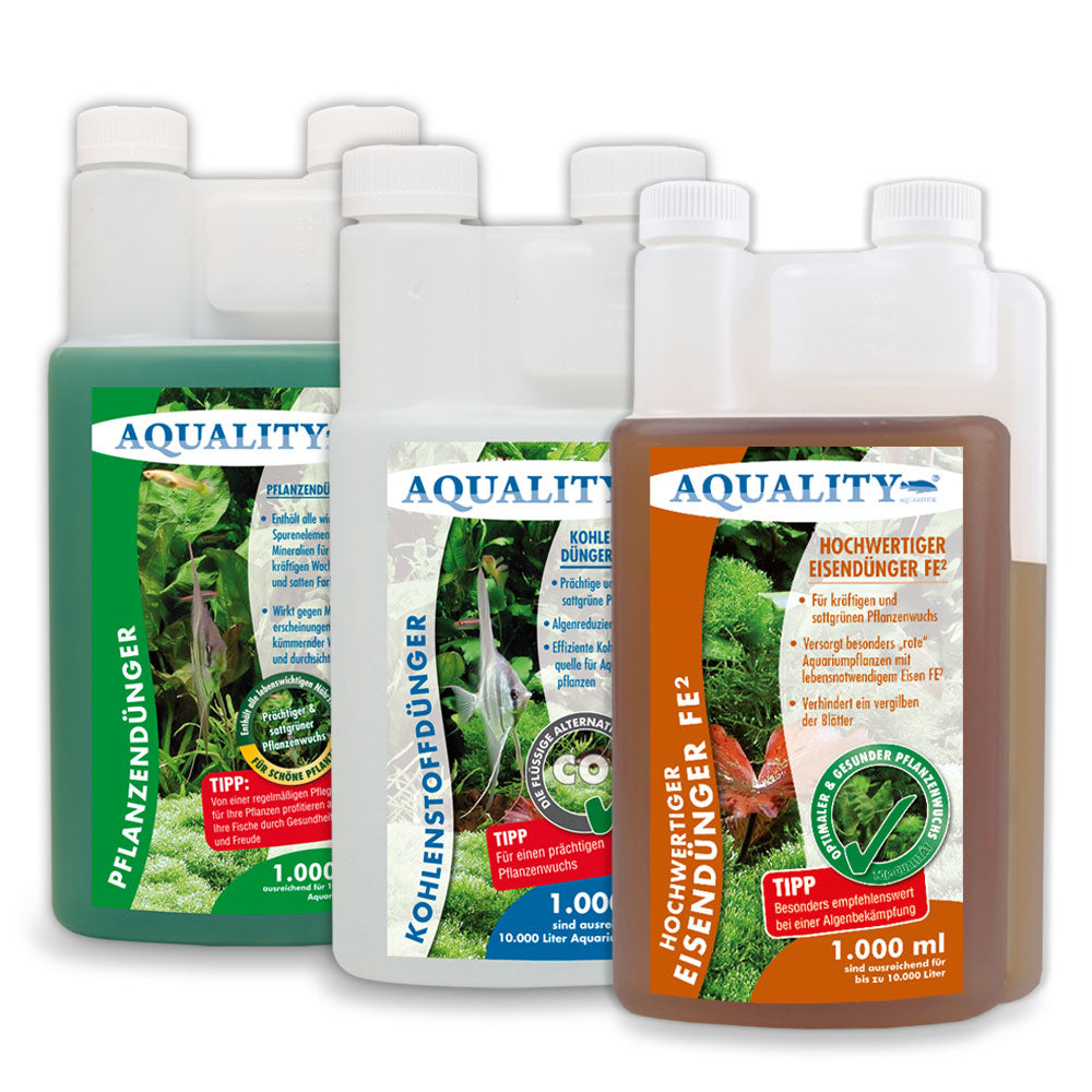 AQUALITY AQUARIUM 3er Pflanzenpflege Sparset
