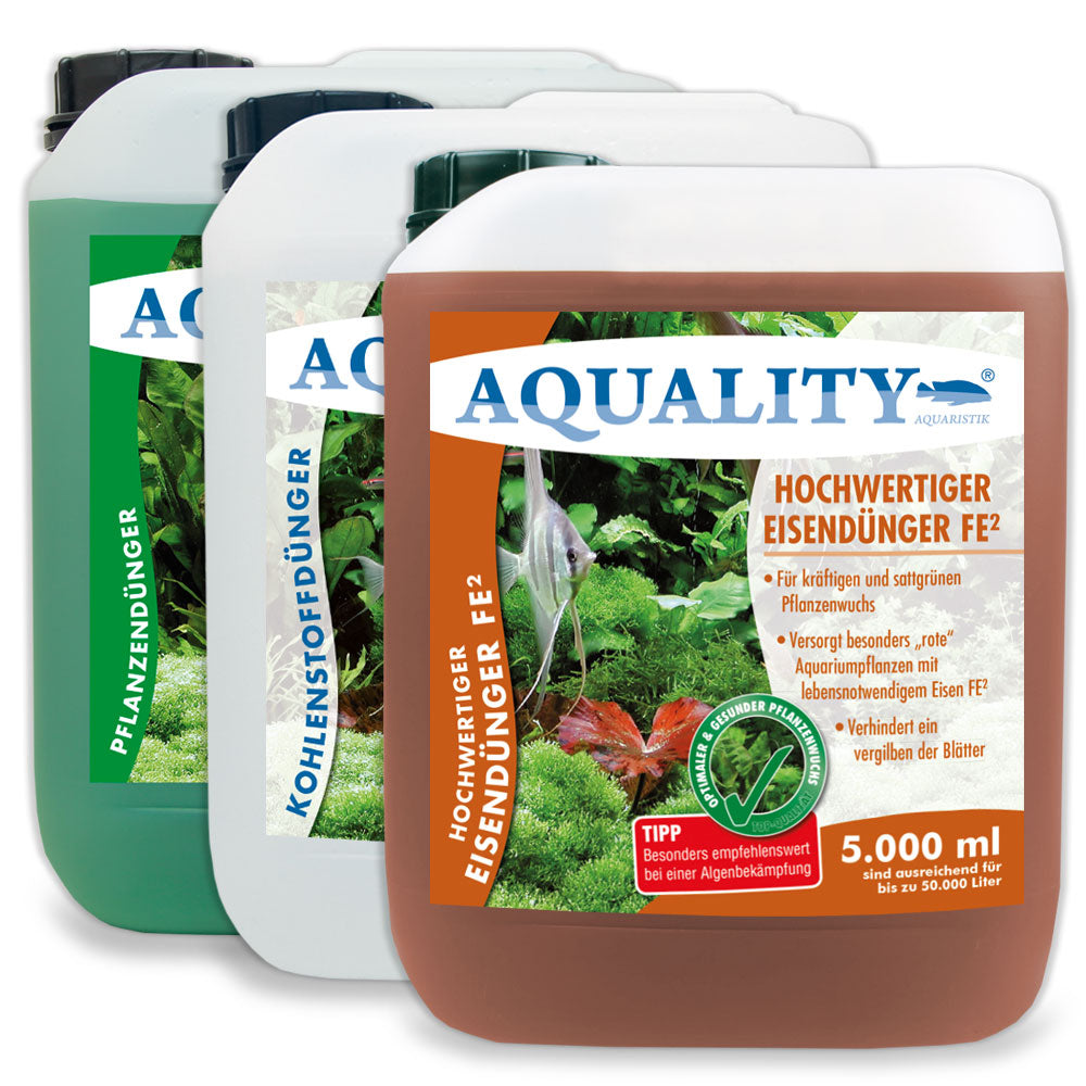 AQUALITY AQUARIUM 3er Pflanzenpflege Sparset