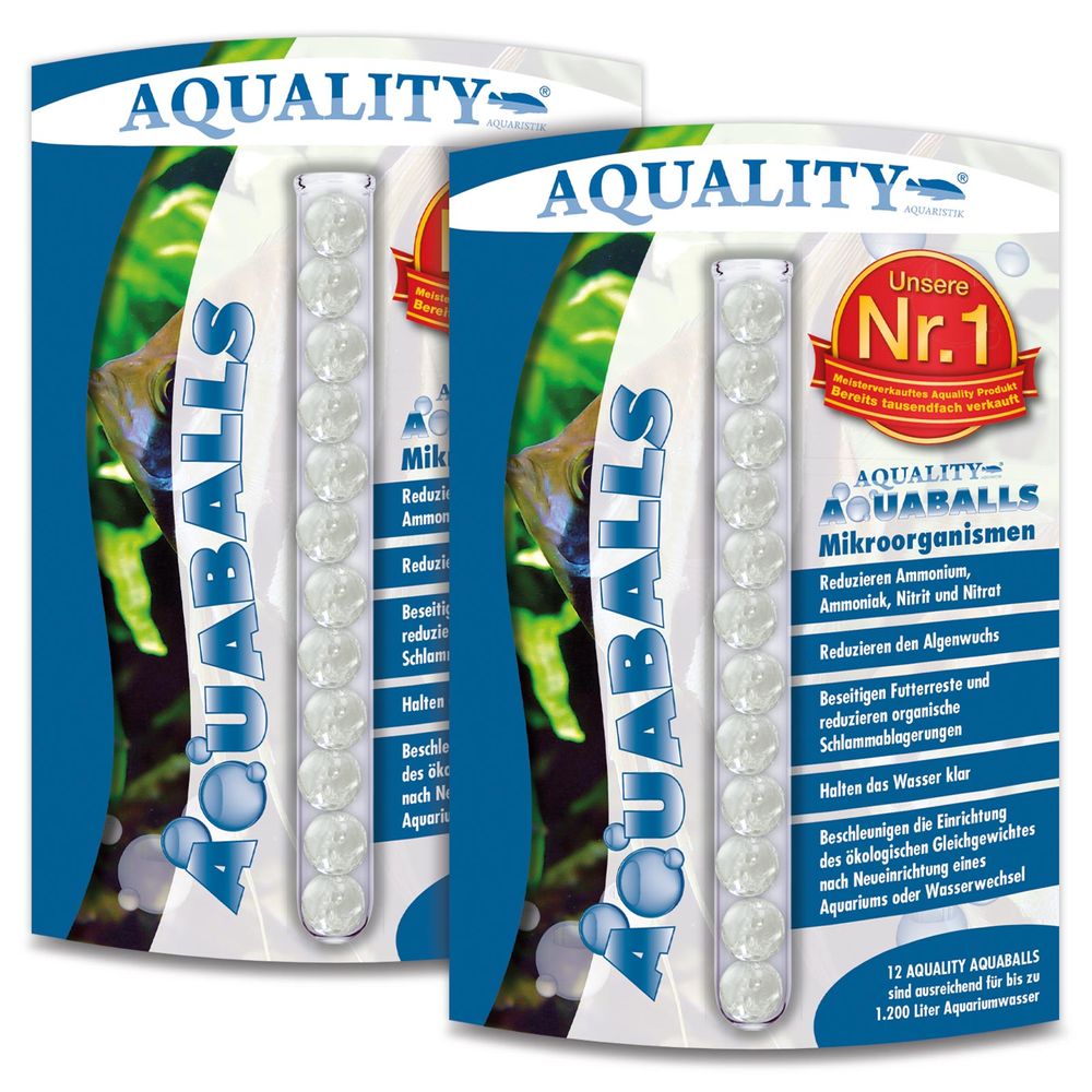 AQUALITY AQUABALLS - Mit über 12 Millionen (12.500.000) Mikroorganismen pro AQUABALL