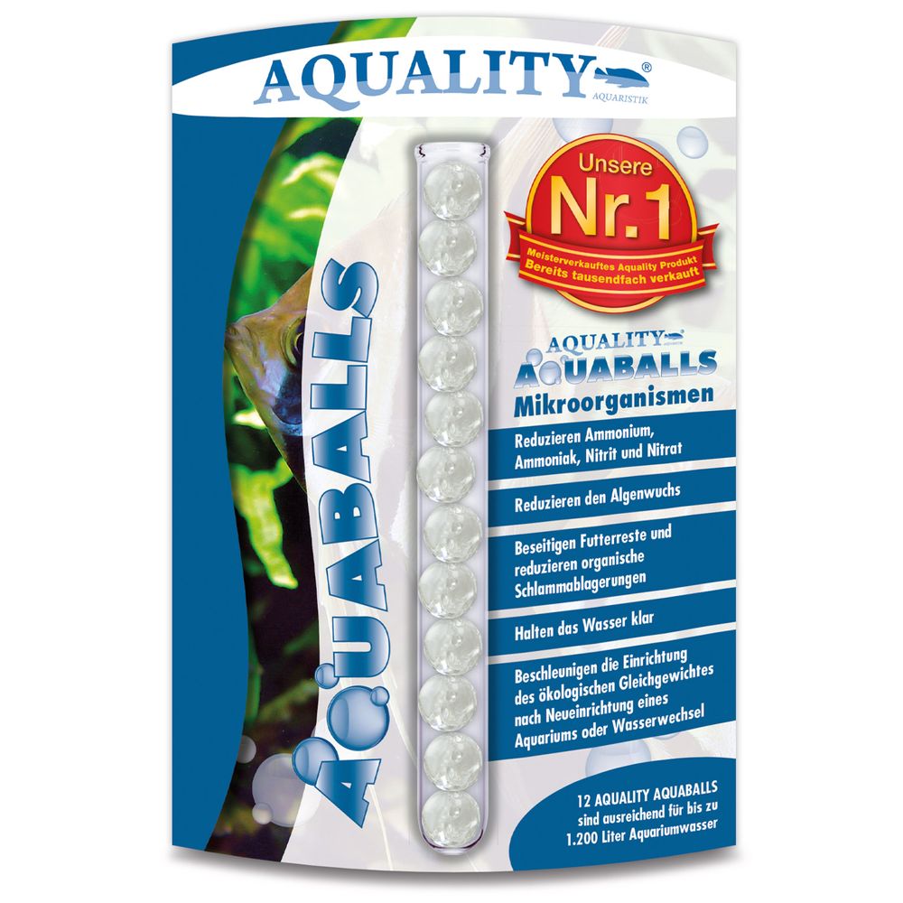 AQUALITY AQUABALLS - Mit über 12 Millionen (12.500.000) Mikroorganismen pro AQUABALL