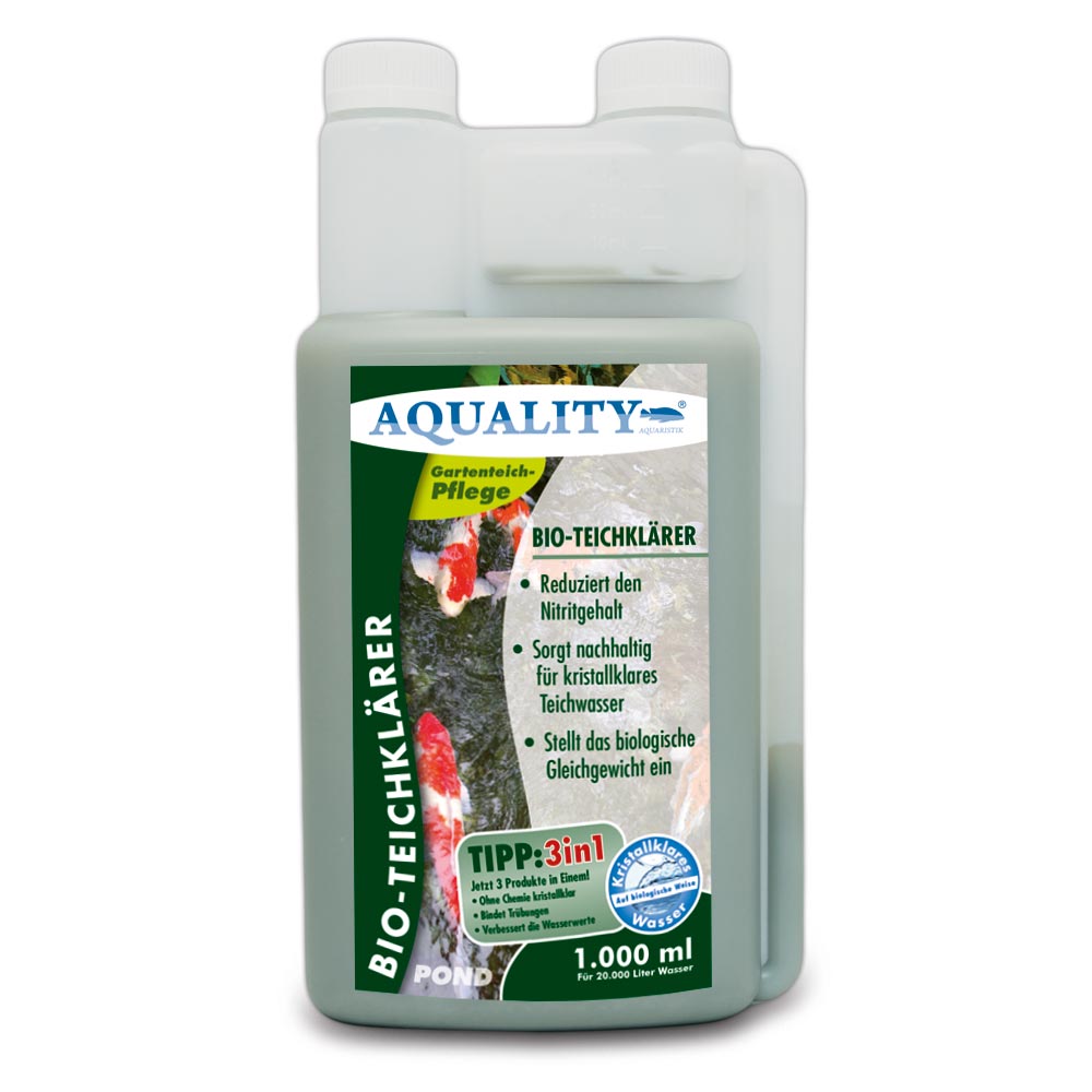 AQUALITY BIO-TeichKlärer 3in1 für Ihren Gartenteich