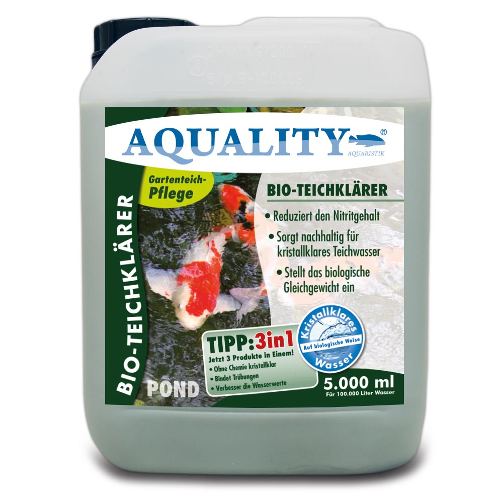 AQUALITY BIO-TeichKlärer 3in1 für Ihren Gartenteich
