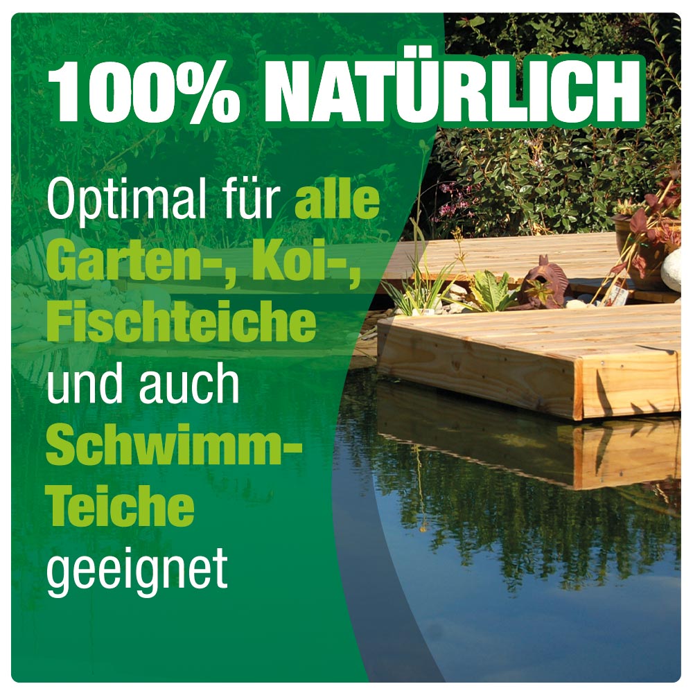 AQUALITY BIO-TeichKlärer 3in1 für Ihren Gartenteich