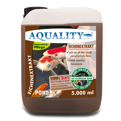 AQUALITY Eichenextrakt POND 3in1 für Ihren Gartenteich