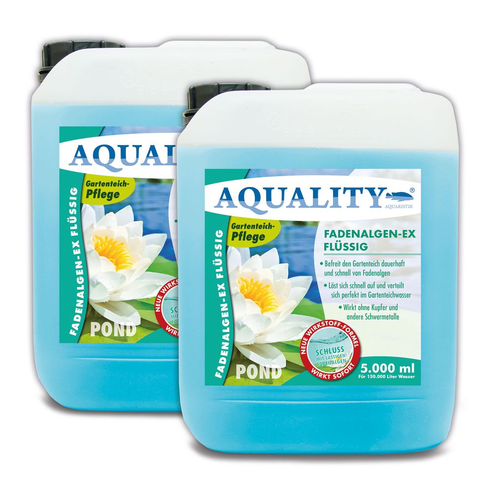 AQUALITY Fadenalgen-EX Flüssig POND für den Gartenteich