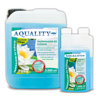 AQUALITY Fadenalgen-EX Flüssig POND für den Gartenteich