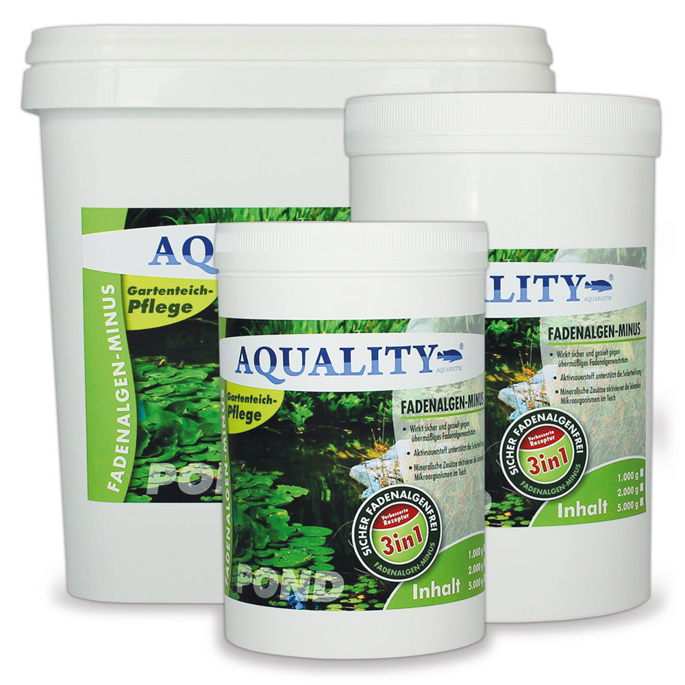 AQUALITY Gartenteich Fadenalgen-MINUS 3in1