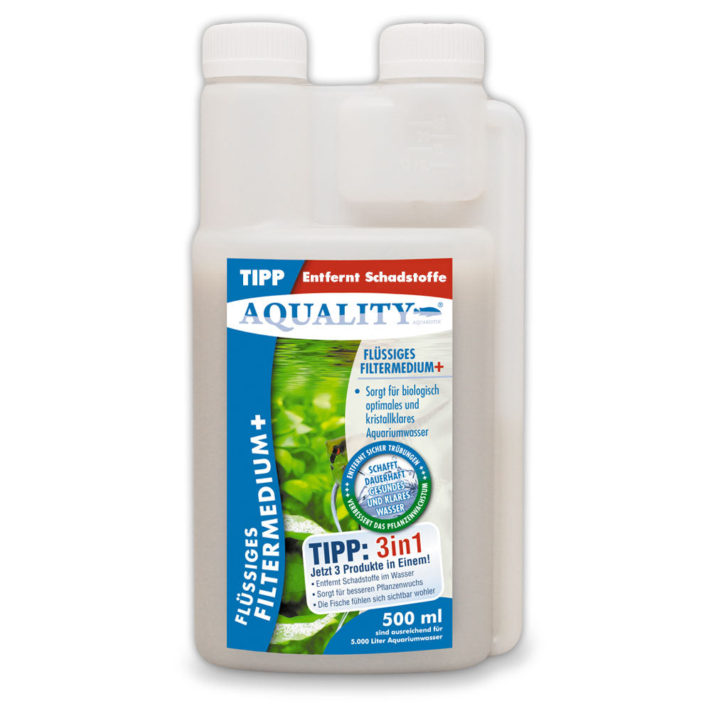 AQUALITY Flüssiges Filtermedium+ für Ihr Aquarium