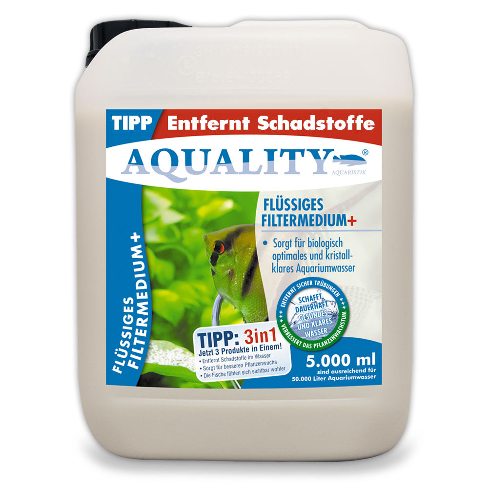 AQUALITY Flüssiges Filtermedium+ für Ihr Aquarium