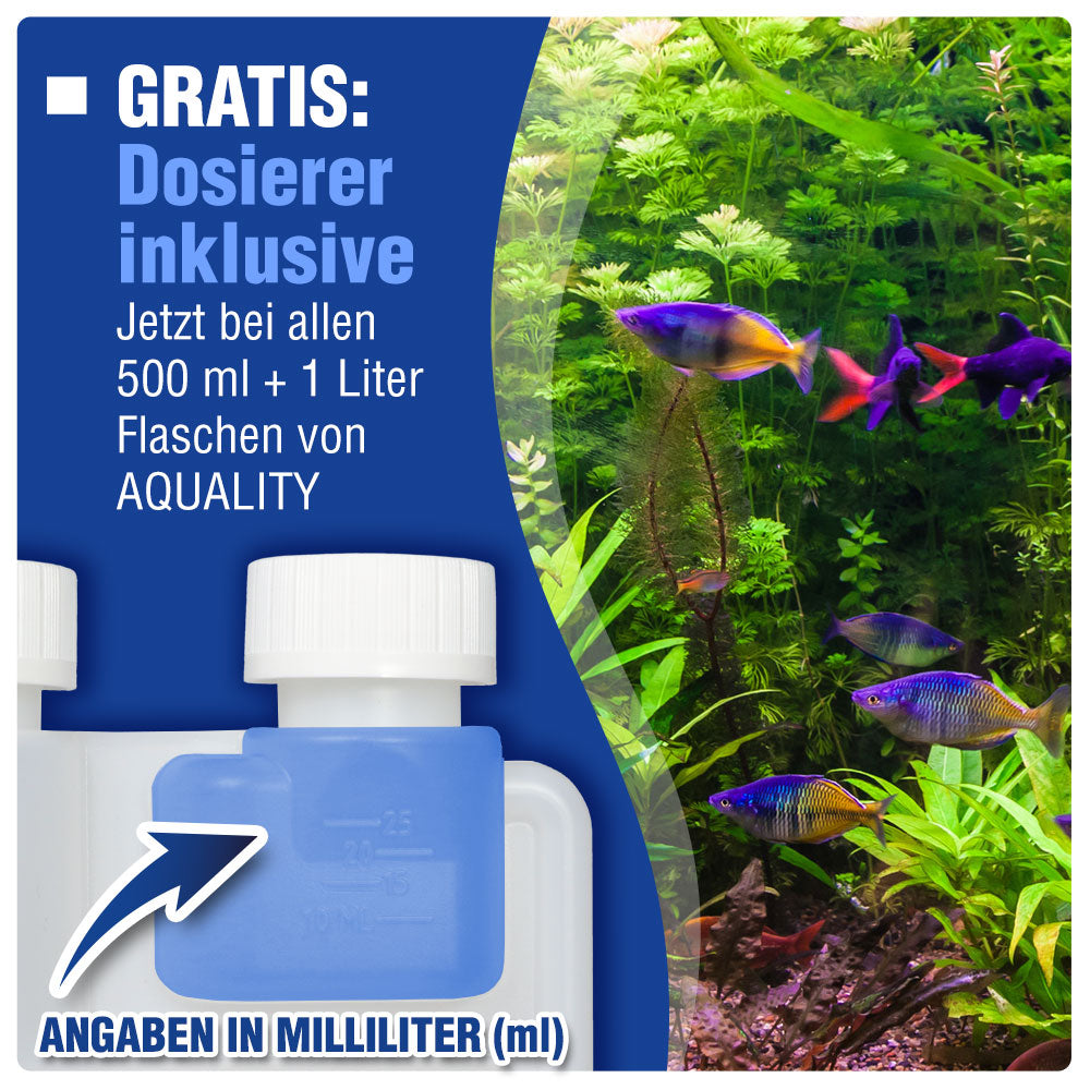 AQUALITY Flüssiges Filtermedium+ für Ihr Aquarium