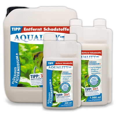 AQUALITY Flüssiges Filtermedium+ für Ihr Aquarium
