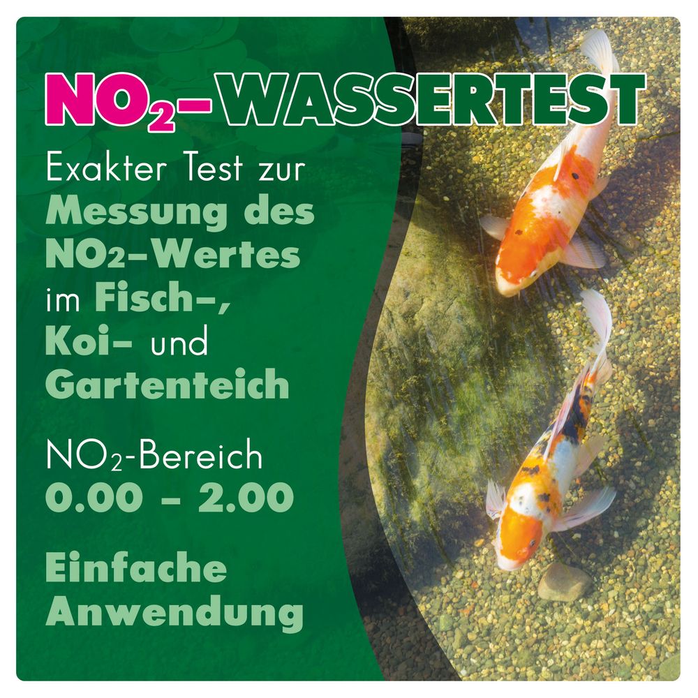 AQUALITY GARTENTEICH NO2-Wassertest (Nitritgehalt)