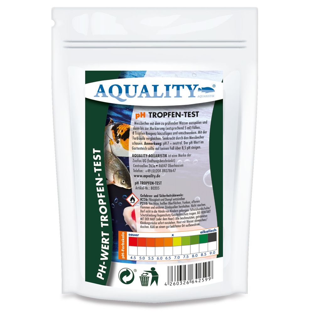AQUALITY GARTENTEICH pH-Wassertest