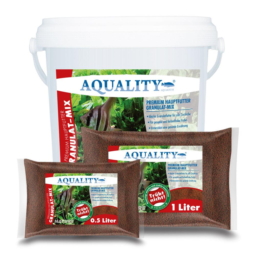 AQUALITY AQUARIUM PREMIUM Hauptfutter Granulat-MIX