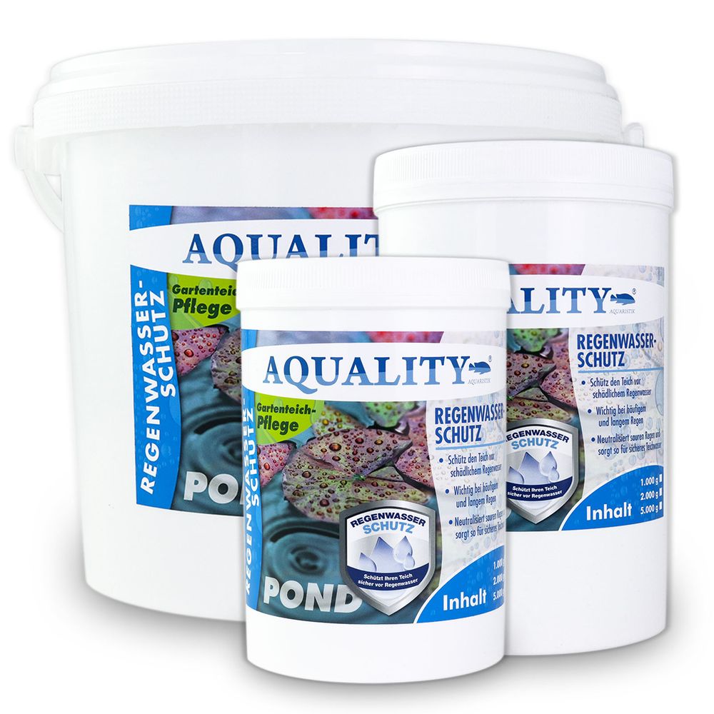 AQUALITY Gartenteich Regenwasser-Schutz