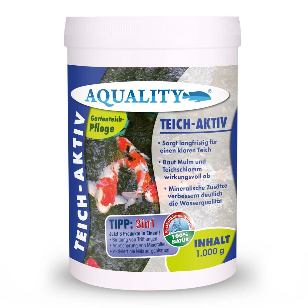 AQUALITY Teich-Aktiv 3in1 jetzt für Ihren Gartenteich