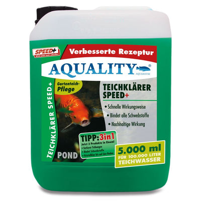 AQUALITY TeichKlärer SPEED+ 3in1 für Ihren Gartenteich