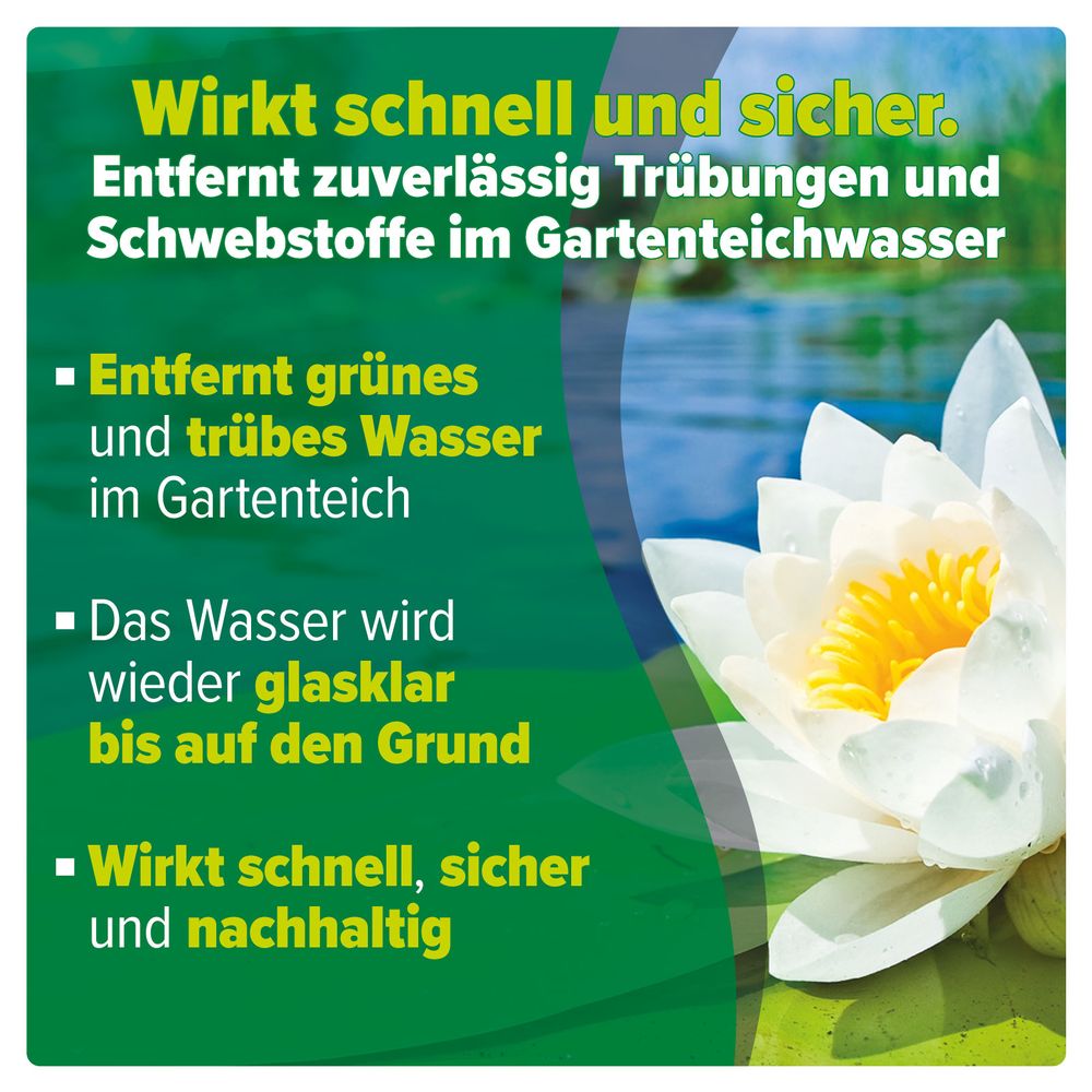 AQUALITY TeichKlärer SPEED+ 3in1 für Ihren Gartenteich