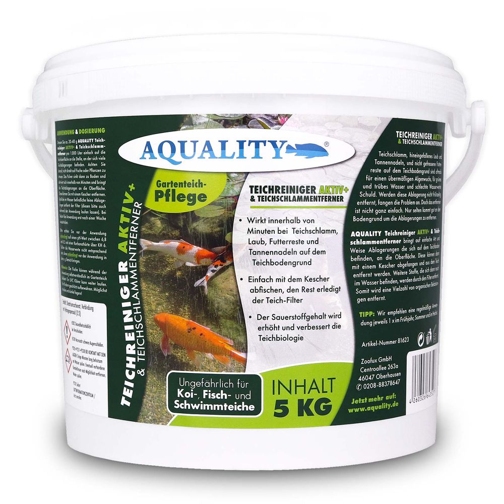 AQUALITY Teichreiniger & Teichschlammentferner