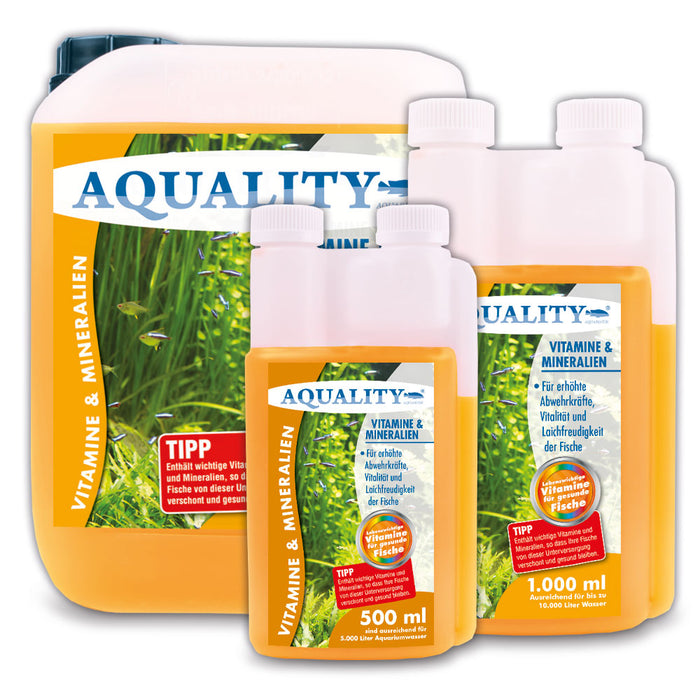 AQUALITY AQUARIUM Vitamine & Mineralien