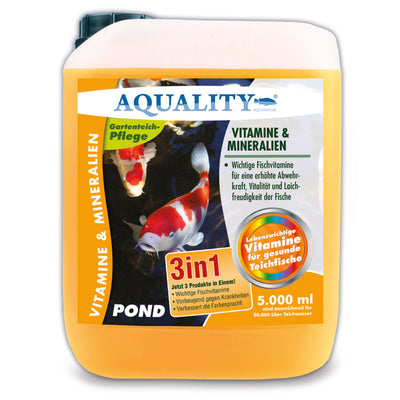 AQUALITY Vitamine & Mineralien POND für Ihren Gartenteich