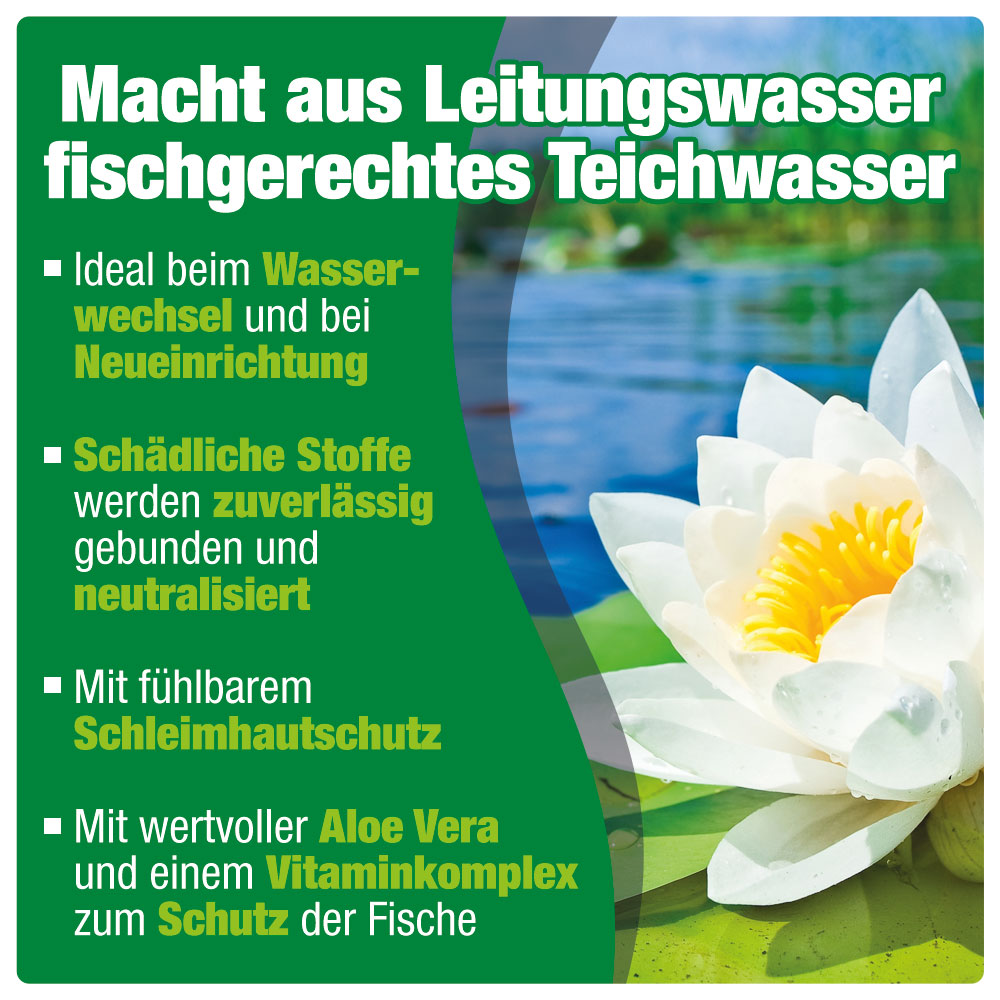 AQUALITY Gartenteich 3in1 Wasseraufbereiter