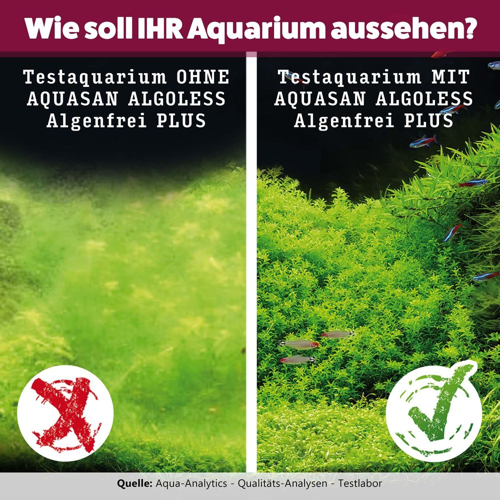 AQUASAN AQUARIUM Algenfrei PLUS