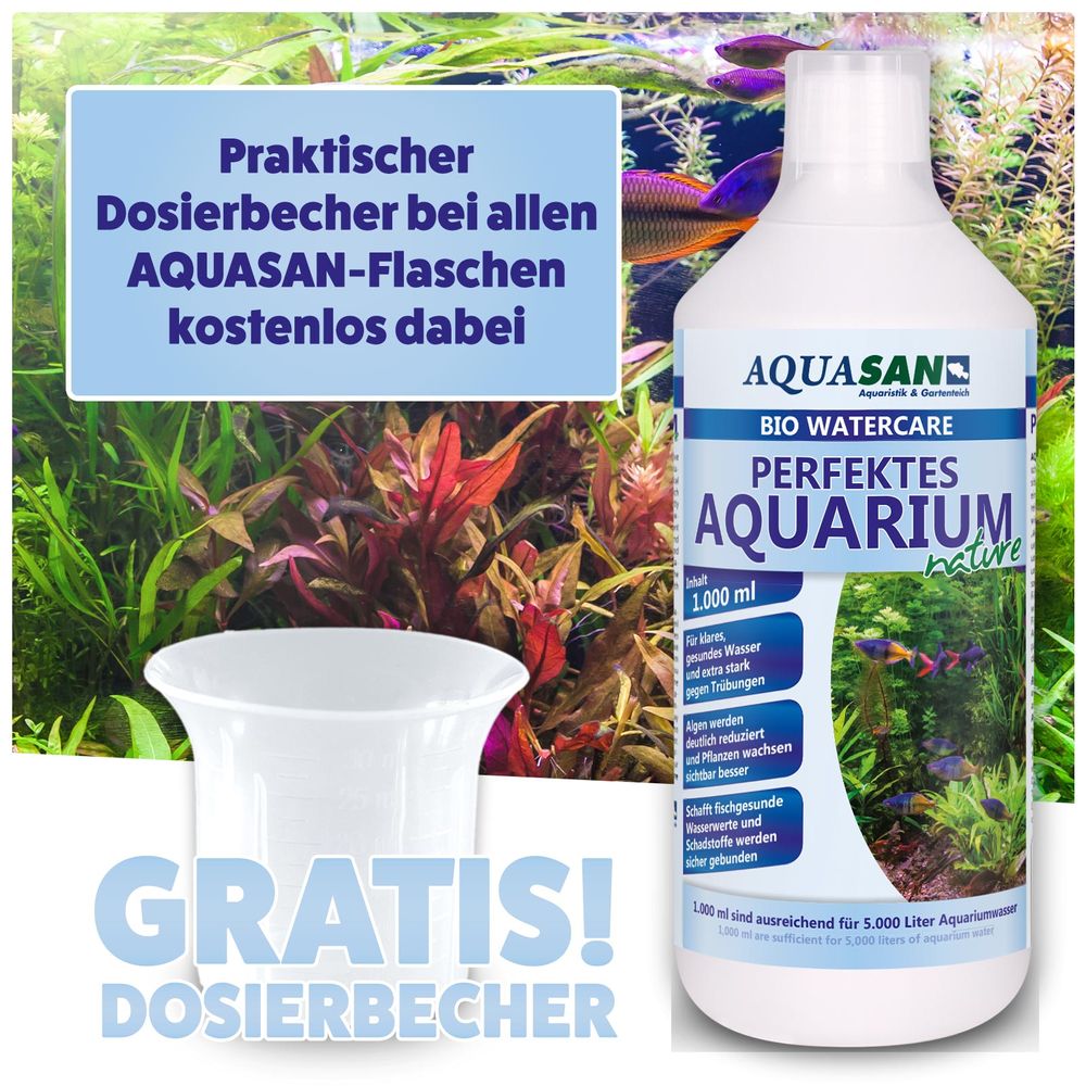 AQUASAN BIO WaterCare PERFEKTES AQUARIUM nature