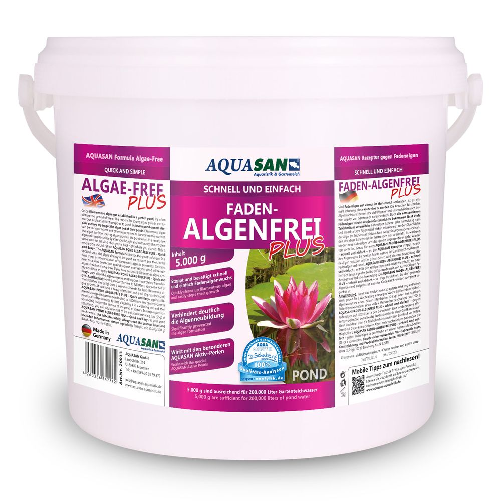 AQUASAN POND FADENALGEN-FREI PLUS für den Gartenteich
