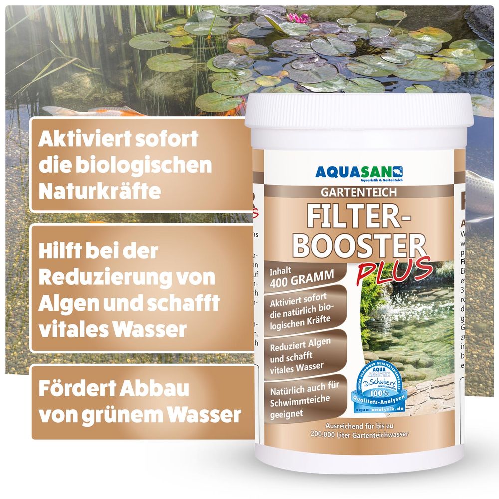AQUASAN Gartenteich FilterBooster PLUS