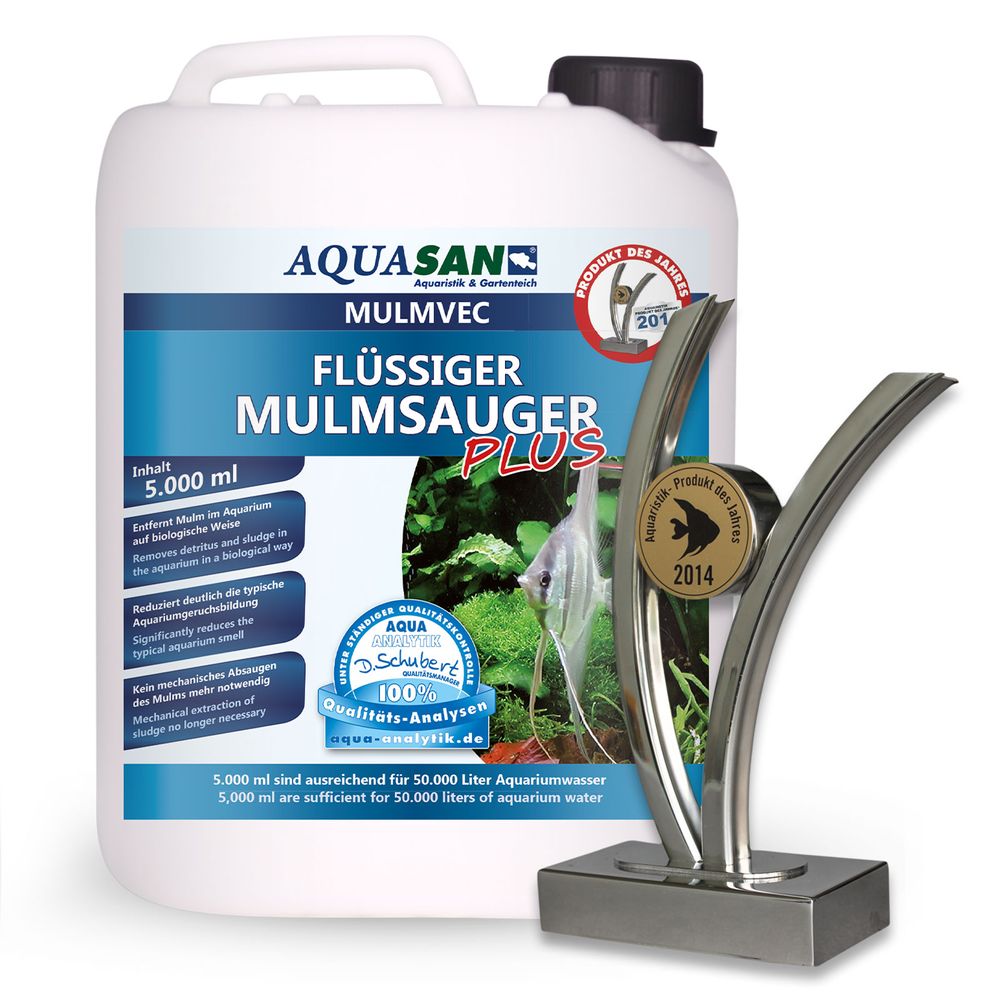 AQUASAN Mulmvec Flüssiger Mulmsauger PLUS