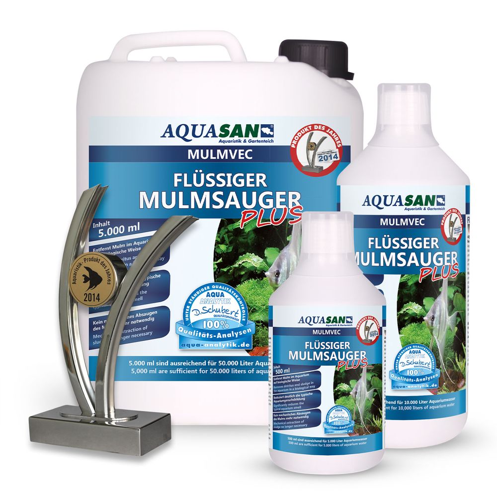 AQUASAN Mulmvec Flüssiger Mulmsauger PLUS
