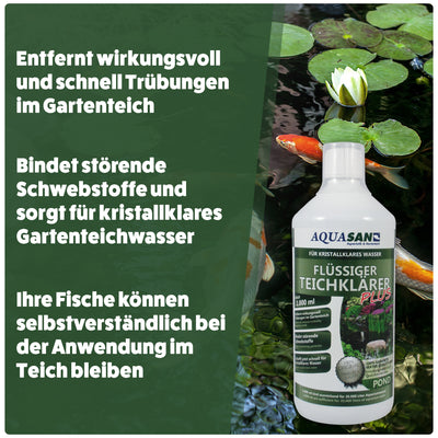 AQUASAN Flüssiger TeichKlärer PLUS