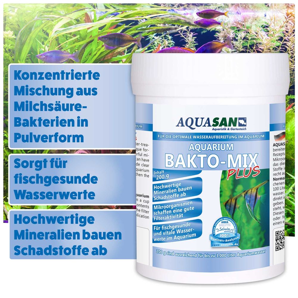 AQUASAN Aquarium BAKTO-MIX PLUS